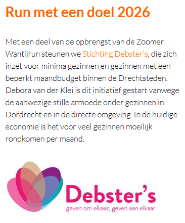 Debster's en Zoomerrun 2026